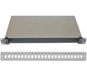 OEM 19" optická vaňa 24xsc simplex sivá / vrátane kazety