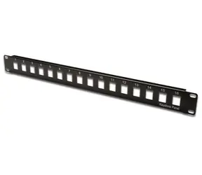 Xtendlan PP19-16N Patch panel 19" / 16 otvorov / neosadený / netienený / 1U