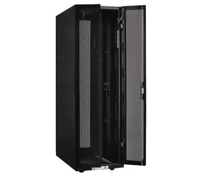 Xtendlan 42U/600x1000 stojanový čierna / perforované dvojkrídlové dvere a chrbát (úspora 60cm)