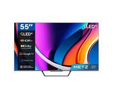 55" METZ 55MQD7500Z čierna / 4K UHD / QLED / HDMI / USB / CI+ / DVB-T2/S2/C/ / H.265 / Wi-Fi / 20W