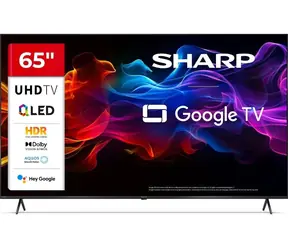 65" Sharp 65HP5265E čierna / 3840 x 2160 / QLED / HDMI / USB / Wi-Fi / DVB-T&T2&C&S&S2 / repro 24W
