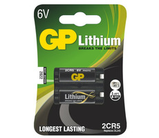GP 2CR5 / lítiová batéria 3 V / 1400 mAh