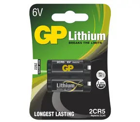 GP 2CR5 / lítiová batéria 3 V / 1400 mAh