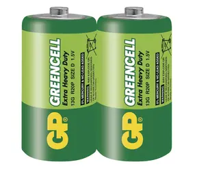 GP D Greencell - 2 ks / zinkovo-chloridová / fólia