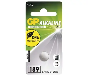 GP LR54 (GP189 11.6 x 3.05 mm) - 1 ks