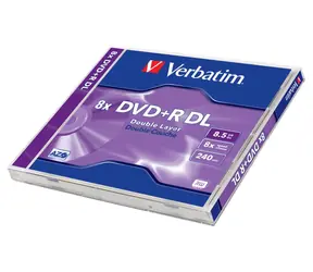 Verbatim DVD+R DoubleLayer 8.5GB 1ks / 8x / šperk