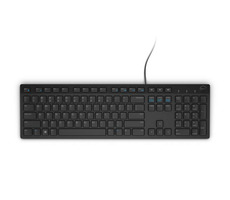 DELL KB-216 US (580-ADHY) čierna / Multimediálna klávesnica / US / QWERTY / USB