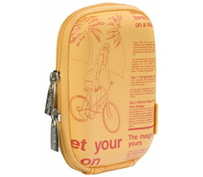 Riva Case 7103 púzdro na fotoaparát žltá Newspaper