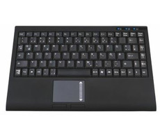 Keysonic ACK-540U+ (US) Mini-Keyboard / Touchpad / USB / čierna