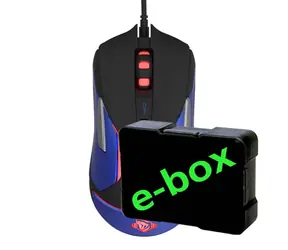 E-Blue Auroza Gaming V2 e-box čierna / herná optická myš / 6 tlačidiel / 1 koliesko / drôtová (USB) / 5000DPI