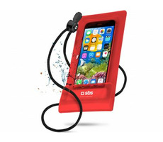 SBS Univerzálne vodeodolné puzdro červená