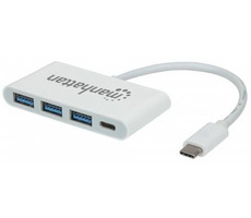 Manhattan USB-C 3.1 Gen 1 Type-C Hub / 1x USB-C / 3x USB A