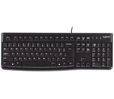 Logitech klávesnica K120 UK / OEM / USB / Drôtová / Čierna