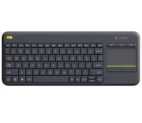 Logitech Wireless K400 Plus DE / Bezdrôtová klávesnica / Touchpad / USB