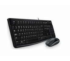 Logitech combo MK120 US INT verzia / Klávesnica / Myš / USB / Čierna / US/Int