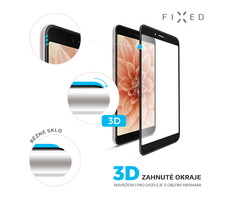 FIXED 3D Full-Cover Ochranné tvrdené sklo pre Apple iPhone SE 2020 &amp; 7 &amp; 8 čierna