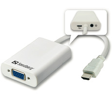 Sandberg konvertor HDMI na VGA+audio