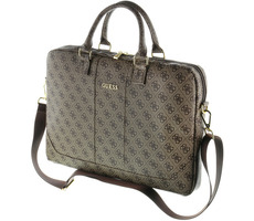 GUESS 4G UpTown Computer Bag 15" hnedá