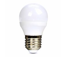 Solight WZ418 LED žiarovka E27 6W / miniglobe / 4000K / 510lm