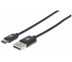 Manhattan kábel Hi-Speed USB-C samec > USB 2.0 samec
