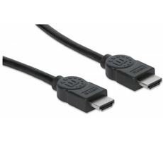 Manhattan HDMI kábel s ethernetom HDMI-HDMI 15m / tienený / čierna
