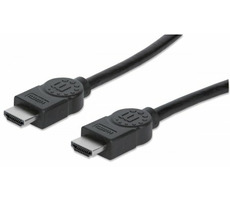 Manhattan 4K HDMI kábel s ethernetom 3m čierna / prepojovací / tienený