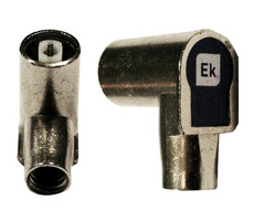 ITS konektor IEC samica 6,9 mm uhlová profi