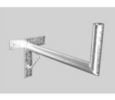 OEM držiak antény na stenu 70 cm s podperou - žiarový zinok / dopredaj