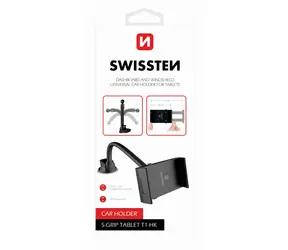 SWISSTEN S-GRIP T1-HK / držiak do auta na tablet pre inštaláciu na čelné sklo či palubovku