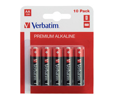 Verbatim Alkalické batérie AA 1.5V 10ks/blister
