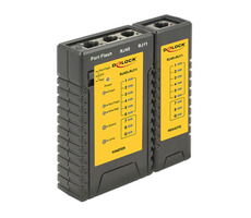 DeLock káblový tester RJ45 a RJ12 + Portfinder