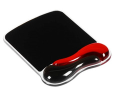 Kensington podložka pod myš Duo Gel Mouse Pad čierno-červená
