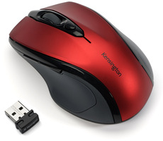 Kensington Pro Fit Mid Size červená / bezdrôtová myš / 1750 DPI
