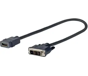 VivoLink Pre DVI - HDMI M - F 0.2m / 2560x1600 / trojité tienenie
