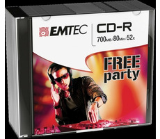 EMTEC CD- R Classic / 700MB / 52x / Slim case 10 ks