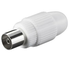PremiumCord TV antenný konektor IEC priamy-F / 75 Ohm