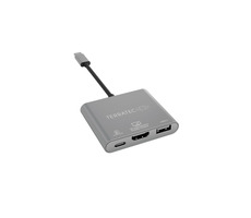 TERRATEC Connect C3 / adaptér Type-C USB na Type-C PD &amp; HDMI &amp; USB3.0
