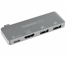 TERRATEC Connect C4 / adaptér Type-C USB na Type-C PD &amp; HDMI &amp; 2x USB3.0