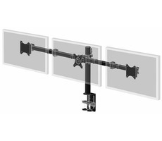 IIYAMA 3 ramenný držiak pre 3 monitory 10&quot; - 27&quot; / nosnosť 10kg na monitor / VESA 75x75 &amp; 100x100
