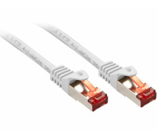 Lindy S FTP CAT6 1.5m / Patch kábel / RJ45-RJ45 / AWG28 / biela