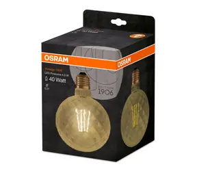 OSRAM LED Filament Vintage 1906 PINECONE 4.5W E27 / 470lm / 2500K / 15000h / noDIM / A + / Sklo číre GOLD