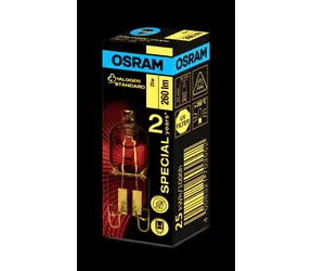 OSRAM žiarovka do rúry 25W G9 / 260lm / 2700K / 2000h / DIM / G / Sklo číre 