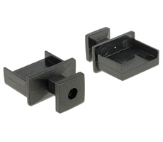 Delock Prachová záslepka pre USB Type-A samica s uchopením 10 kusov čierna