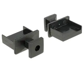Delock Prachová záslepka pre USB Type-A samica s uchopením 10 kusov čierna