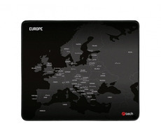 C-TECH MP-01E (Europe) Podložka pod myš čierna / 320 x 270 x 4 mm / obšité okraje