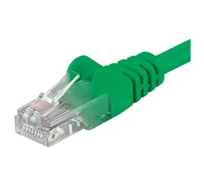 PremiumCord UTP CAT5E 1.5m zelená / Patch kábel / RJ45-RJ45