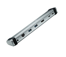 Canyon DJCNSTDS06DG dokovacia stanica šedá / USB-C / USB 3.0 / HDMI / LAN / 3.5mm jack