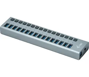 i-tec USB 3.0 Charging HUB 16port + Power Adapter 90W