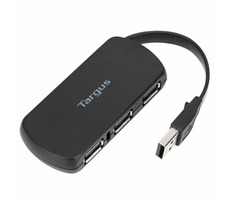 Targus ACH114EU USB Hub čierna / 4 porty / USB 2.0