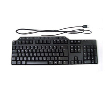 DELL KB-522 US čierna / Multimediálna klávesnica / US / QWERTY / USB / 1.8 m